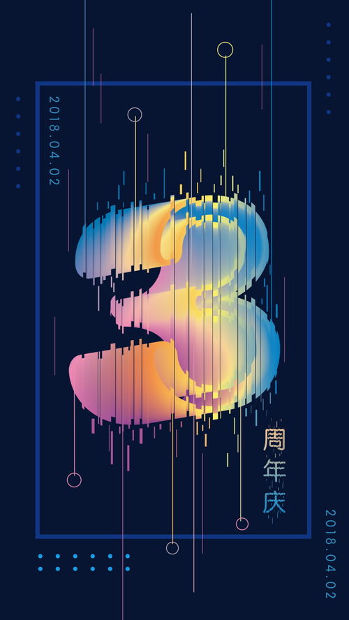 扁平周年慶典 數字店慶促銷活動背景海報廣告設計PSD分層素材模板指南